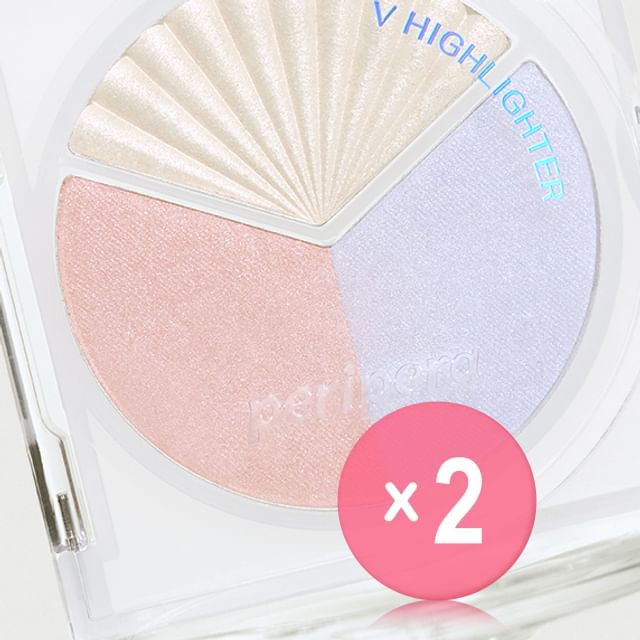 peripera-V Highlighter - 3 Types 2pcs Bundle Set