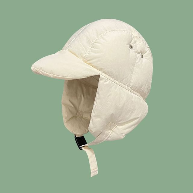PERKARP-Plain Padded Trapper Hat