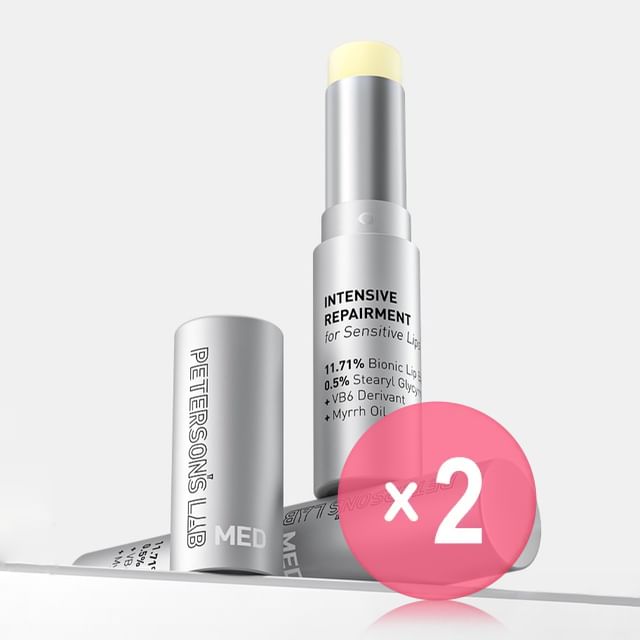 PETERSON-S LAB-Intensive Repairment for Sensitive Lips 2pcs Bundle Set