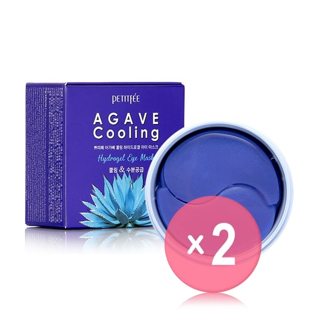 PETITFEE-Agave Cooling Hydrogel Eye Mask 60pcs 2pcs Bundle Set