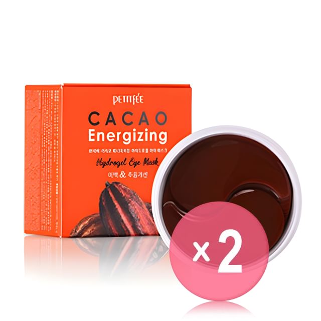 PETITFEE-CACAO Energizing Hydrogel Eye Mask 2pcs Bundle Set