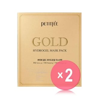 PETITFEE-Gold Hydrogel Mask Pack 5pcs 2pcs Bundle Set