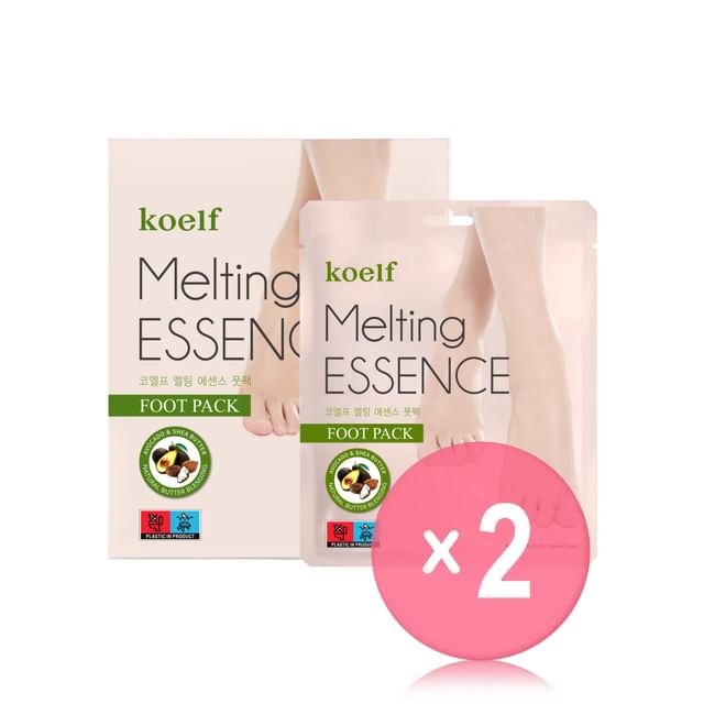 PETITFEE-koelf Melting Essence Foot Pack Set 2pcs Bundle Set