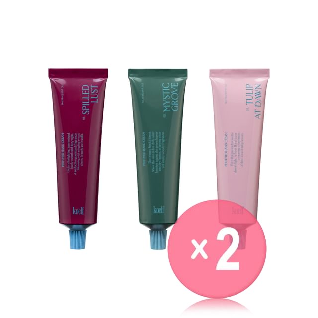 PETITFEE-koelf Perfumed Hand Cream - 3 Types 2pcs Bundle Set