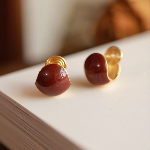 pexrl jewelry-Beaded Clip On Earring