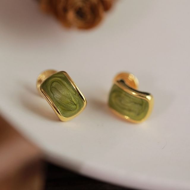 pexrl jewelry-Glaze Clip-On Earring