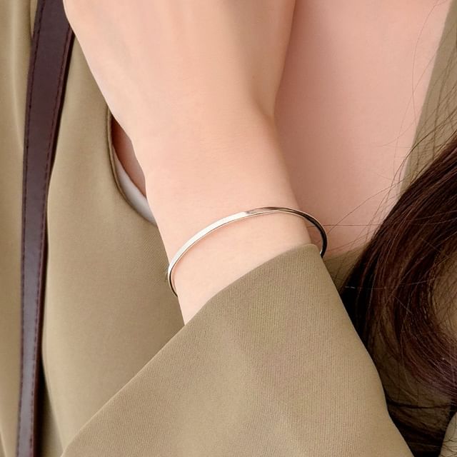 pexrl jewelry-Sterling Silver Bangle