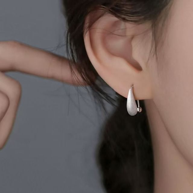 pexrl jewelry-Teardrop Hook Earring