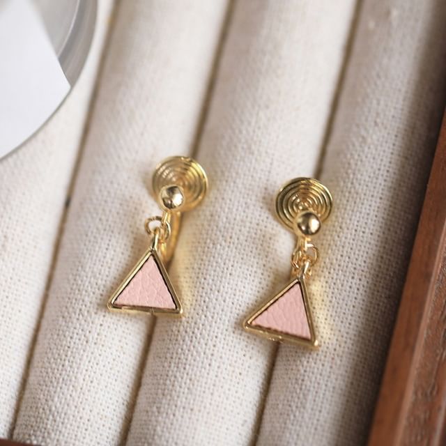pexrl jewelry-Triangle Dangle Ear Cuff
