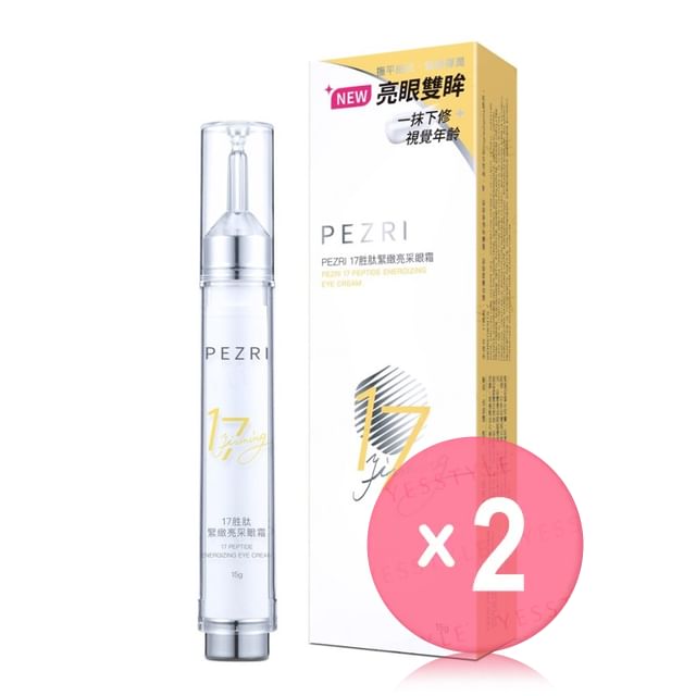PEZRI-17 Peptide Energizing Eye Cream 2pcs Bundle Set