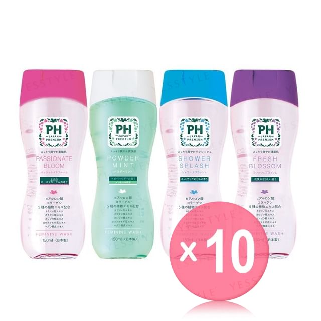 PH JAPAN-Premium Feminine Wash 10pcs Bundle Set