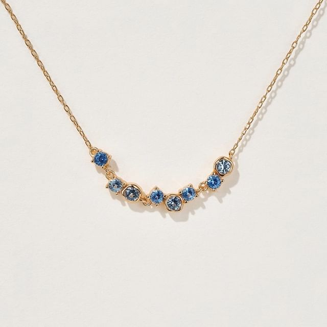 Phoenoa-925 Sterling Silver CZ Necklace