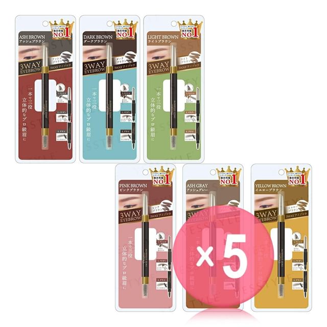 PICOMONTE-Decomplexer 3WAY Eyebrow 5pcs Bundle Set