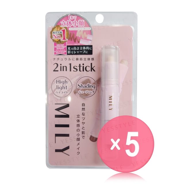 PICOMONTE-MILY 2 In 1 Stick Highlight Shading 5pcs Bundle Set