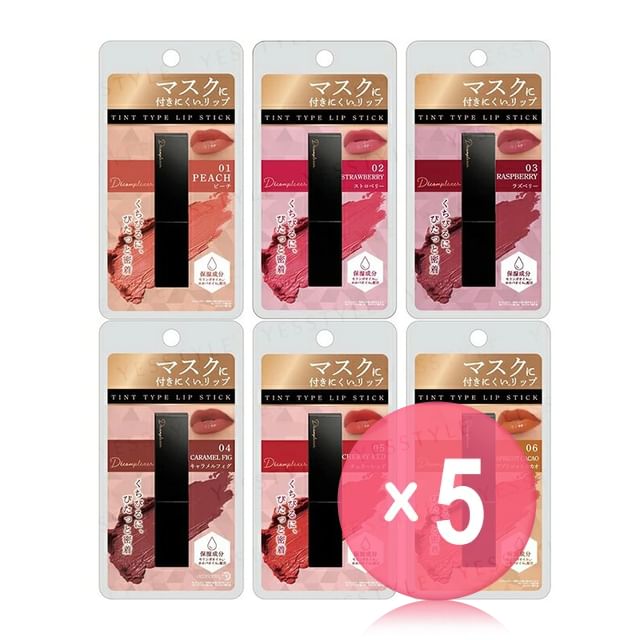 PICOMONTE-Tint Type Lip Stick 5pcs Bundle Set