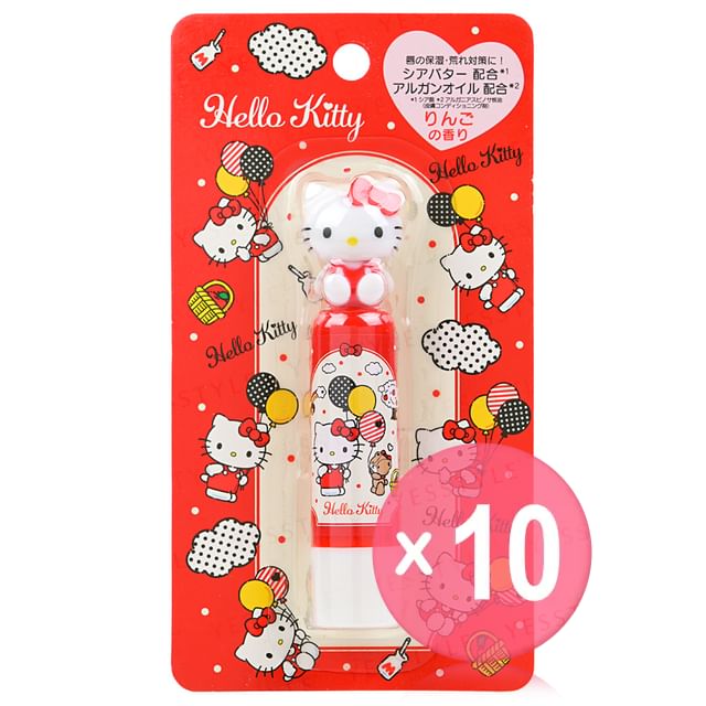 Pieras-Sanrio Hello Kitty Sitting Lip Balm 10pcs Bundle Set