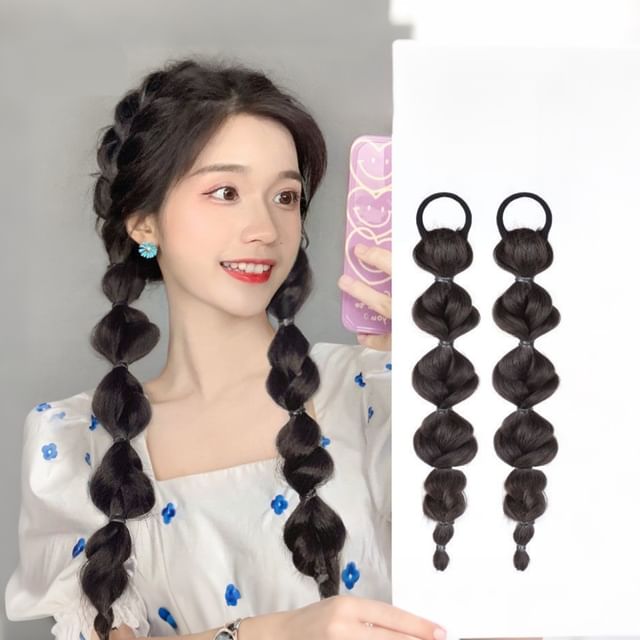 Pin Show-Bubble Braid Hair Extension