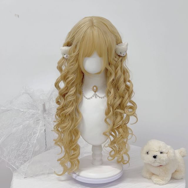 Pin Show-Long Full Wig - Curly Pigtails