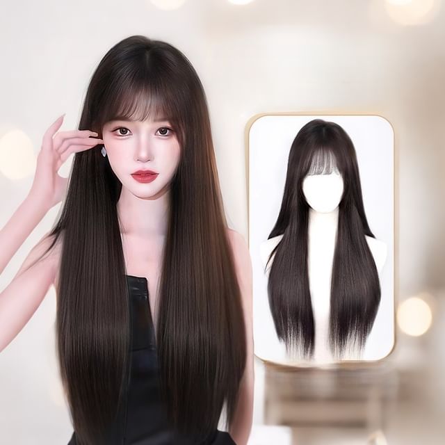 Pin Show-Long Full Wig - Straight