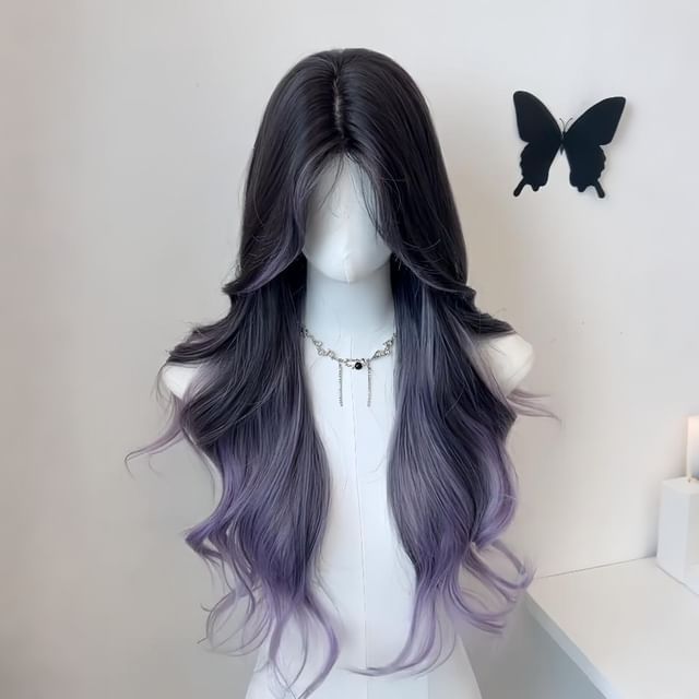 Pin Show-Long Full Wig - Wavy Gradient