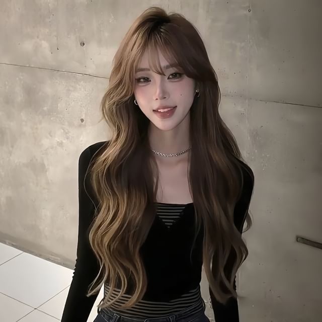 Pin Show-Long Full Wig - Wavy