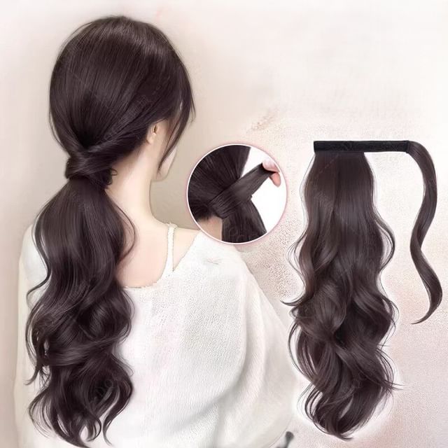 Pin Show-Ponytail Hair Extension - Wavy
