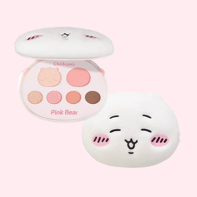 Pink Bear - Chiikawa Collection Eyeshadow Palette - 3 Types | YesStyle