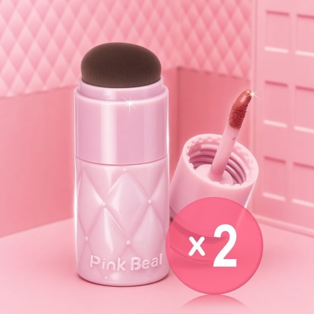 Pink Bear-Watery Multifunction Cream - 5 Colors 2pcs Bundle Set