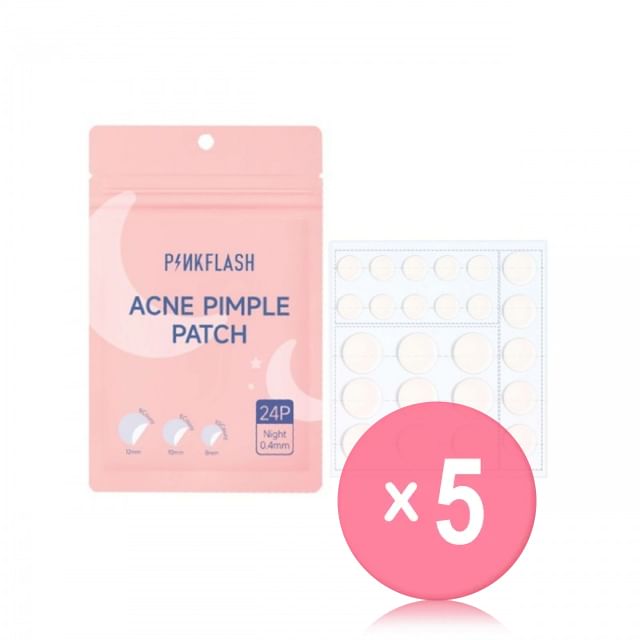 PINKFLASH-Acne Pimple Patch-Day Night 5pcs Bundle Set