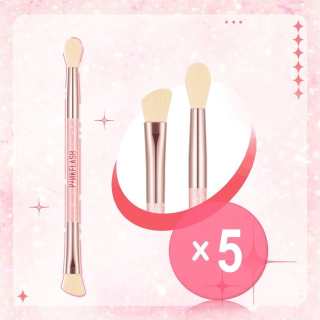 PINKFLASH-Double Nose Shadow Eyeshadow Brush 5pcs Bundle Set