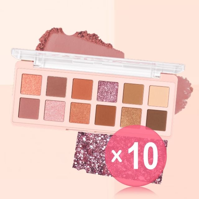 PINKFLASH-Pro Touch Eyeshadow Palette-Cranberry 10pcs Bundle Set