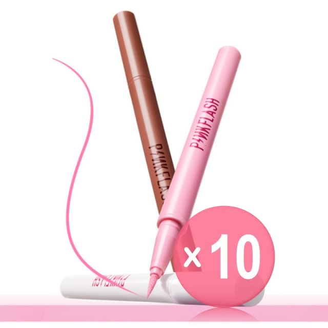 PINKFLASH-Waterproof Easy Eyeliner - 3 Colors 10pcs Bundle Set
