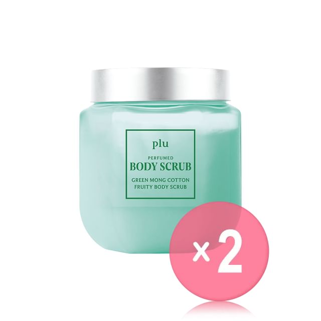 plu-Perfumed Fruity Sugar Body Scrub - 2 Types 2pcs Bundle Set