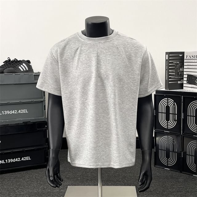Plummie-Short-Sleeve Crew Neck T-Shirt