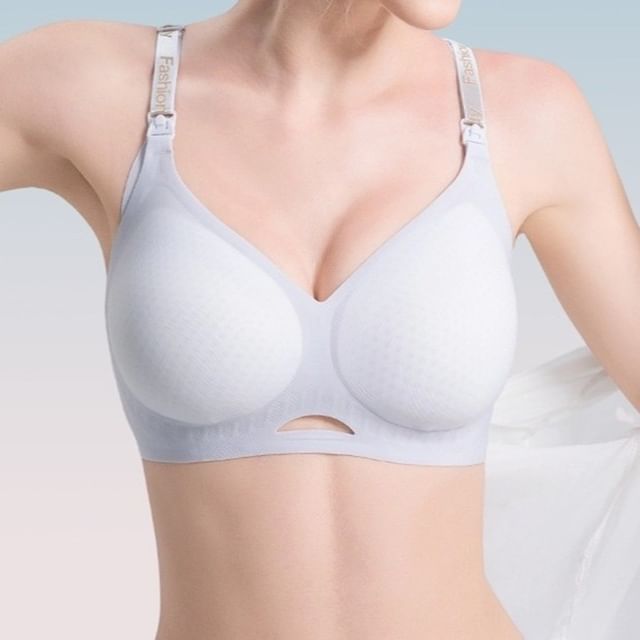 POKU-Maternity Cutout Wireless Nursing Bra