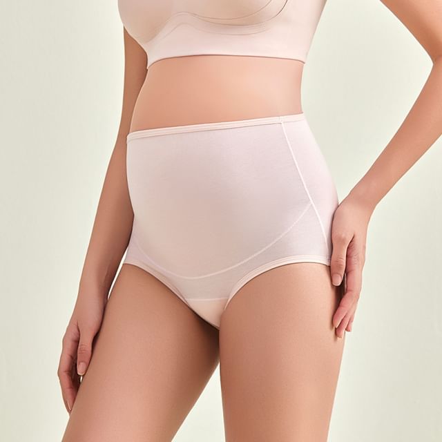 POKU-Maternity High Waist Plain Panty