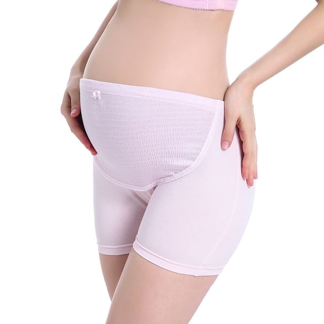 POKU-Maternity High Waist Plain Undershorts