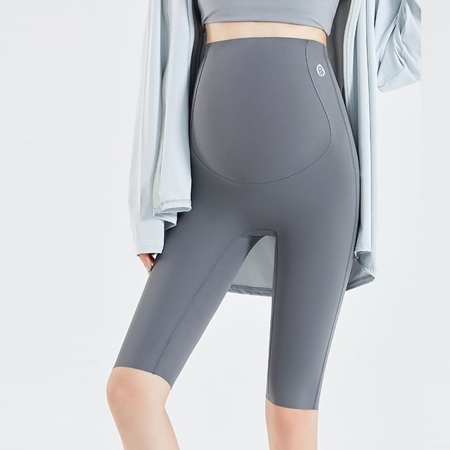 POKU-Maternity High Waist Plain Undershorts