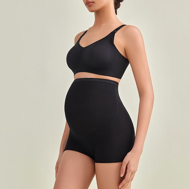POKU-Maternity High Waist Plain Undershorts