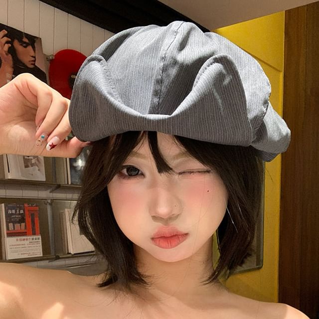 Pompabee-Plain Beret Hat