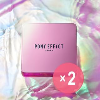 PONY EFFECT-Glow Stay Cushion Foundation Set - 3 Colors 2pcs Bundle Set