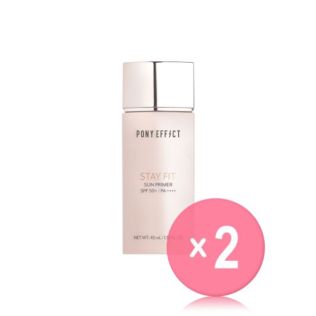 PONY EFFECT-Stay Fit Sun Primer 2pcs Bundle Set