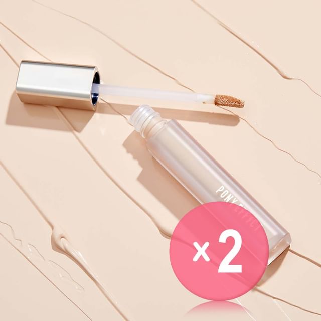 PONY EFFECT-Zoom-In Liquid Concealer - 4 Colors 2pcs Bundle Set