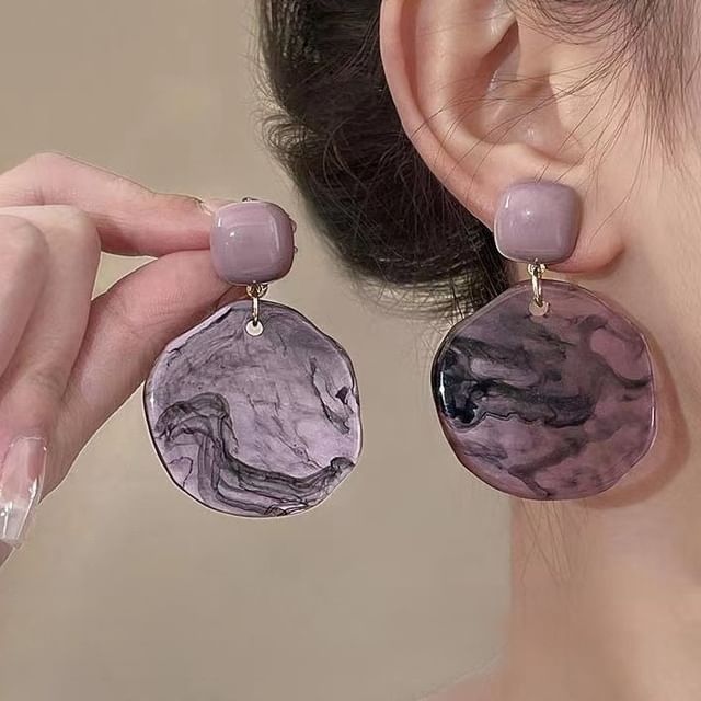 Poppin-Disc Dangle Earring