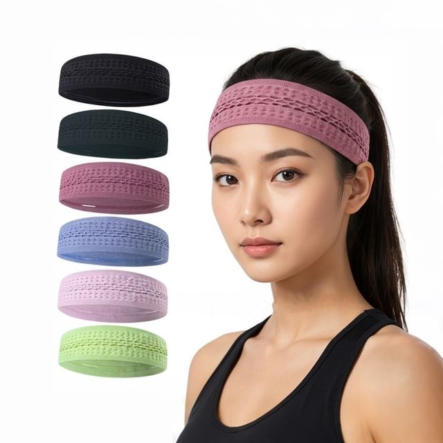 Poppin-Plain Sports Headband