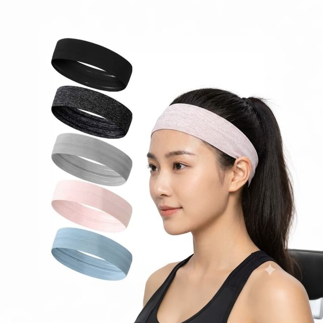 Poppin-Plain Sports Headband