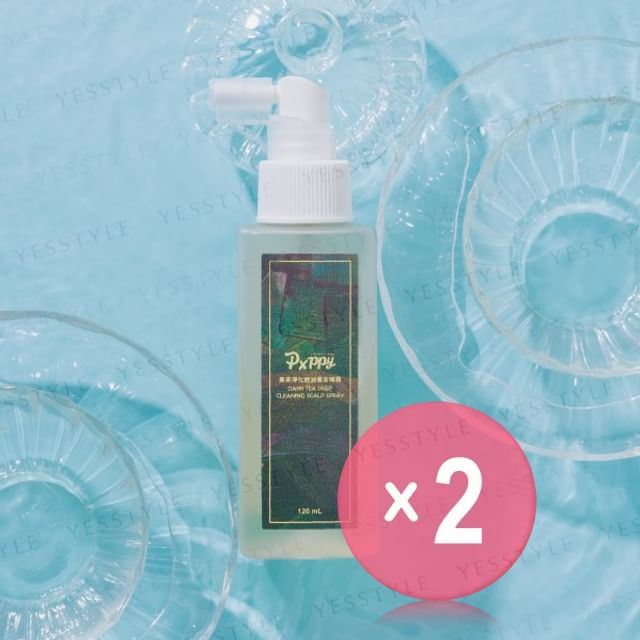 Poppy21-Dark Tea Deep Cleaning Scalp Spray 2pcs Bundle Set
