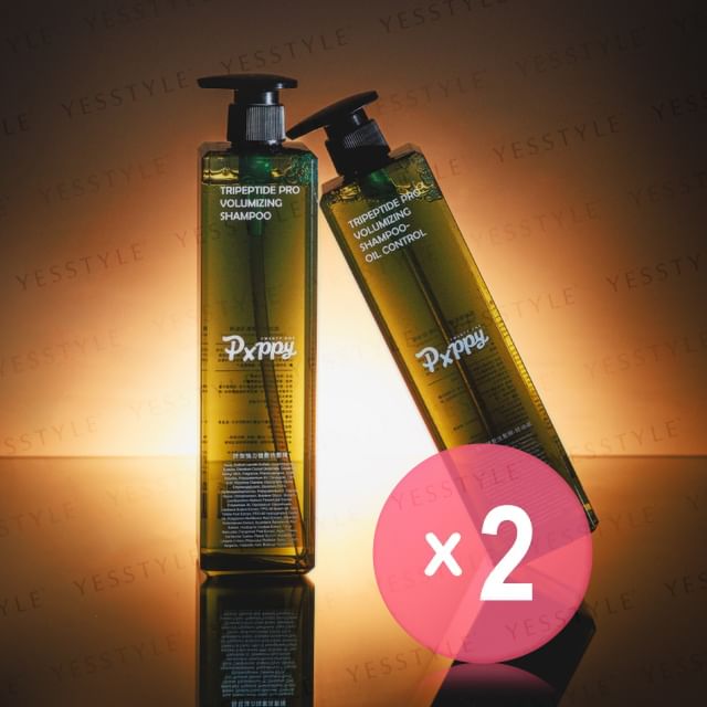 Poppy21-Tripeptide Pro Volumizing Shampoo 2pcs Bundle Set