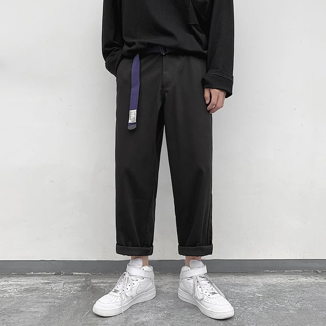 POSI-Mid Rise Plain Loose Fit Pants