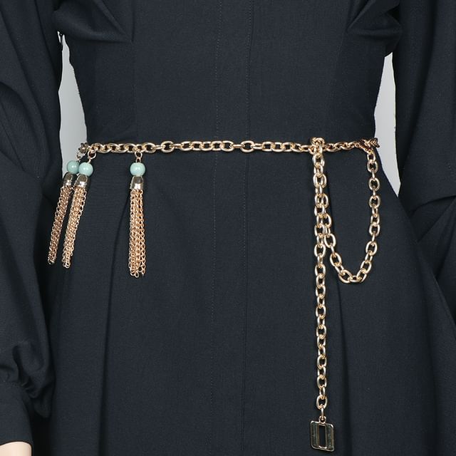 Poyol-Beaded Waist Chain